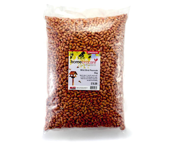 Home Birdcare - Premium Whole Peanuts 5kg Bird Peanuts | Snape & Sons