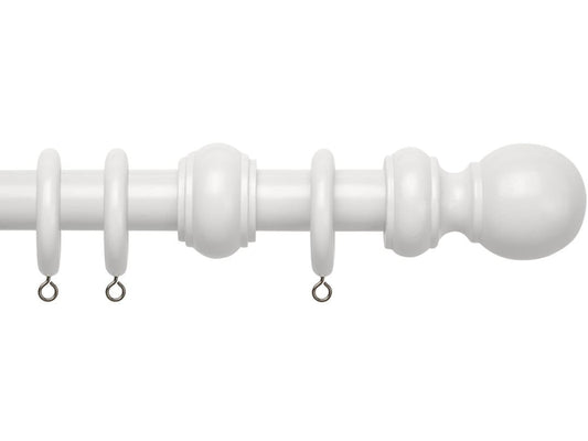 Home Hardware - County Wood Curtain Pole 150cm Curtain Rods | Snape & Sons