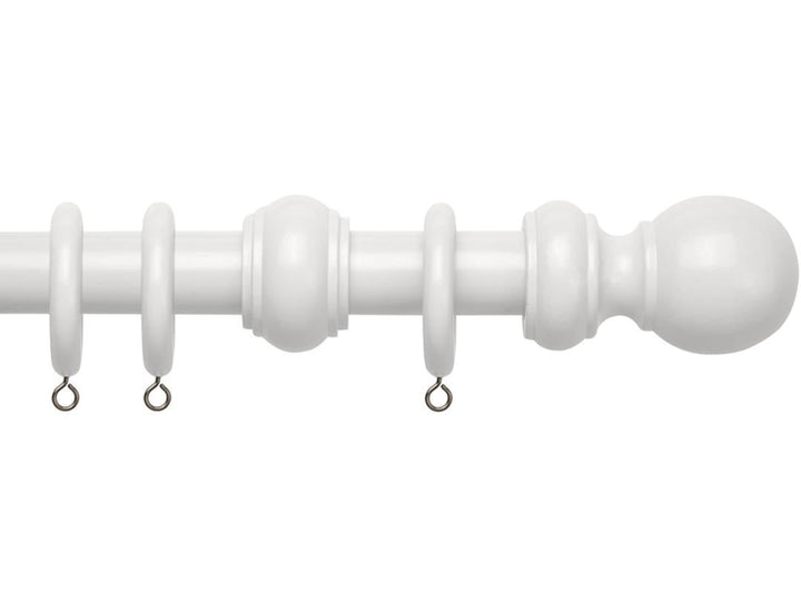 Home Hardware - County Wood Curtain Pole 150cm Curtain Rods | Snape & Sons