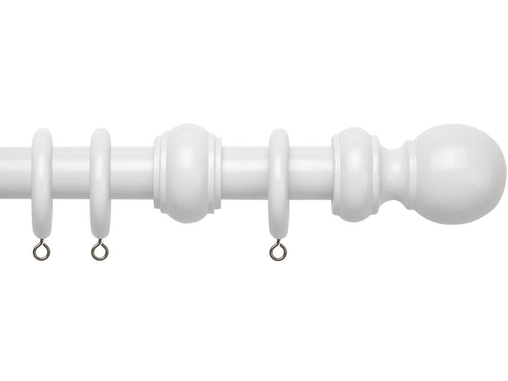 Home Hardware - County Wood Curtain Pole 240cm Curtain Rods | Snape & Sons
