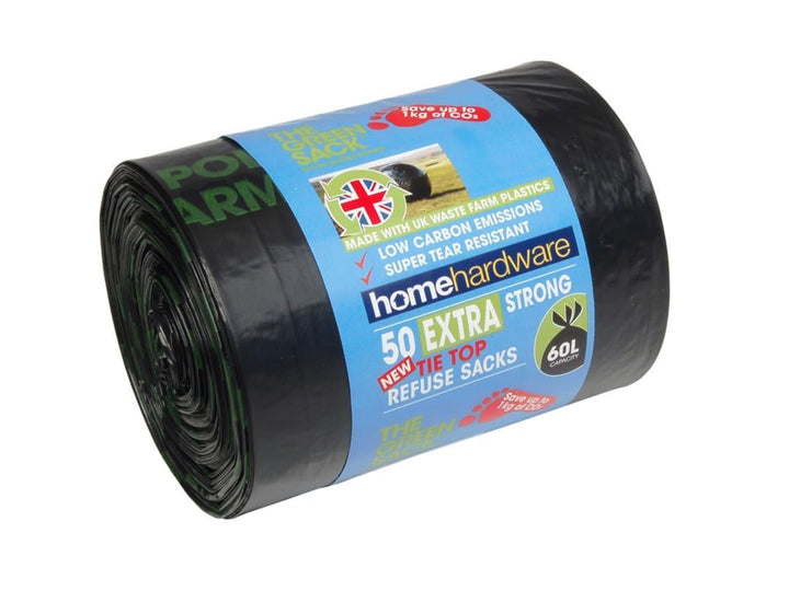 Home Hardware - Extra Strong Tie Top Refuse Sacks x50 Refuse Sacks | Snape & Sons