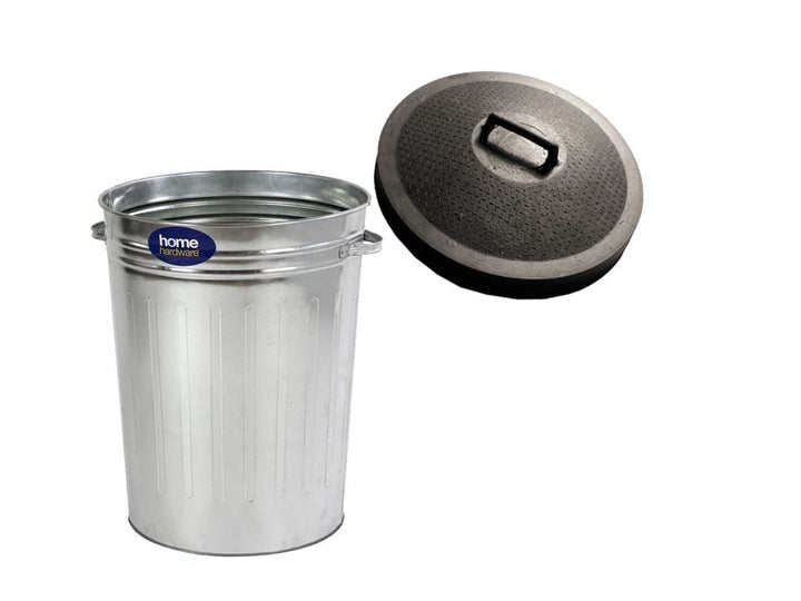 Home Hardware - Galvanised Dust Bin & Rubber Lid Dustbins | Snape & Sons