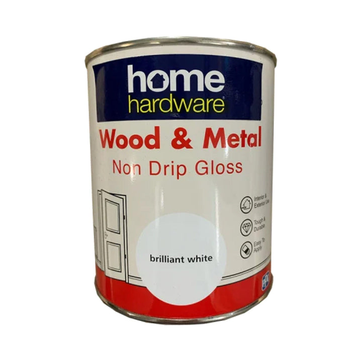 Home Hardware Non-Drip Gloss White 750ml Interior Wood & Metal Paints | Snape & Sons