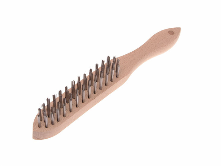 Home Hardware - Steel Wire Brush 4 Row Beech Handle Wire Brushes | Snape & Sons
