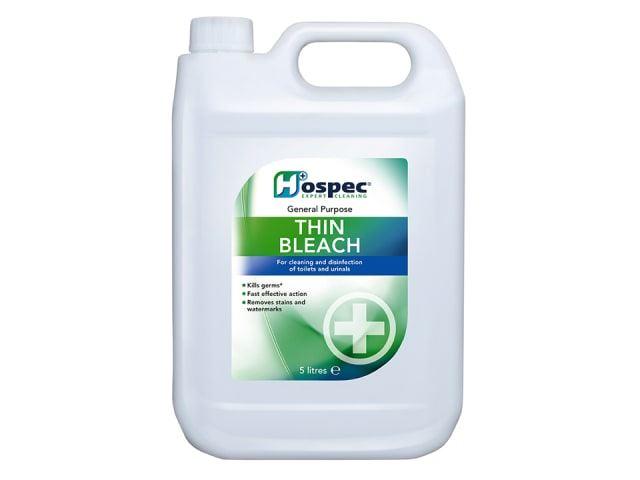 Hospec - Thick Bleach 5Ltr Bleach & Disinfectants | Snape & Sons