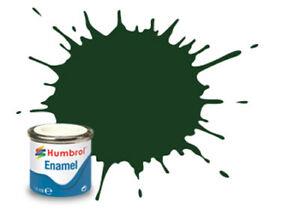 Humbrol - No.3 Brunswick Green Gloss Enamel Paint 50ml Enamel Paints | Snape & Sons