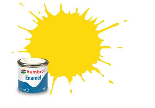 Humbrol - No.69 Yellow Gloss Enamel Paint 50ml Enamel Paints | Snape & Sons