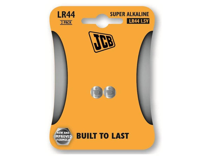 JCB - LR44 1.5V Button Cell x2 Button Cell Coin Batteries | Snape & Sons