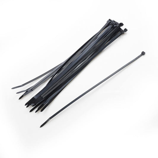 Kent & Cardoc - Black Cable Ties 100mm x 2.5mm 100 Pack Cable Ties | Snape & Sons
