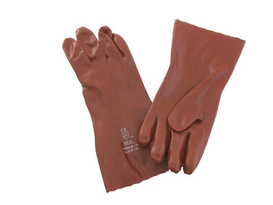 Kent & Cardoc - PVC Gauntlet Glove Rubber Gloves | Snape & Sons