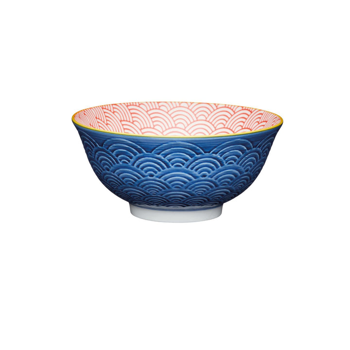 Kitchen Craft - Glazed Stoneware Bowl Blue Arc Serving Bowls | Snape & Sons