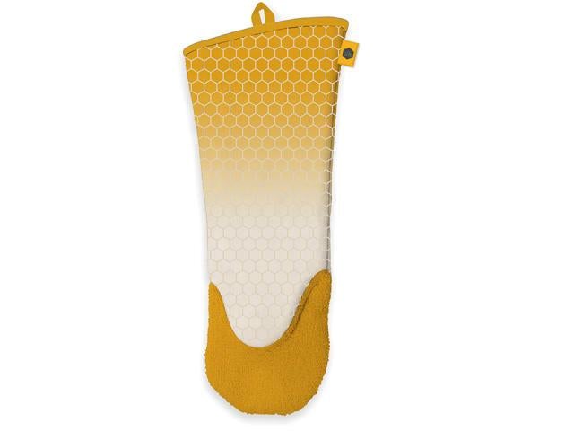 Kitchen Devils - Gauntlet Yellow Honeycomb Oven Gloves & Mitts | Snape & Sons