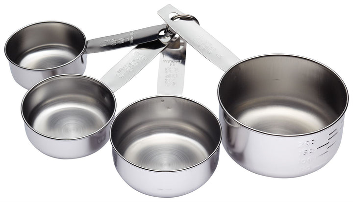 KitchenCraft - 4 Piece Measuring Cup Set Measuring Spoons | Snape & Sons
