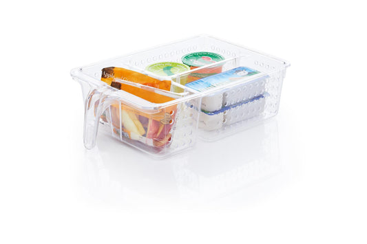 KitchenCraft - Large Fridge Storage Caddy with Handle Storage Baskets | Snape & Sons