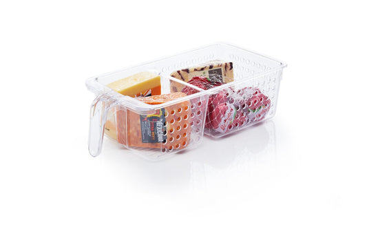 KitchenCraft - Medium Fridge Storage Caddy with Handle Storage Baskets | Snape & Sons