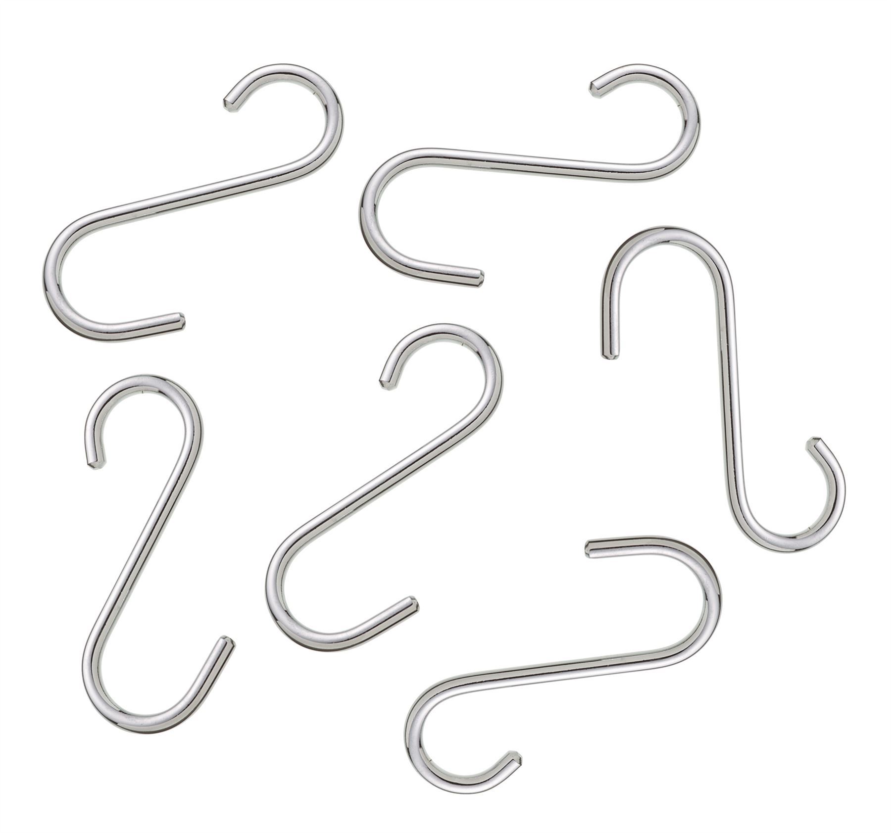 KitchenCraft - Stainless Steel Small Hanging Hooks S-Hooks | Snape & Sons