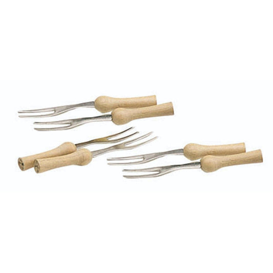 KitchenCraft - Wooden Corn Cob Holders x6 Miscellaneous Kitchen Tools | Snape & Sons