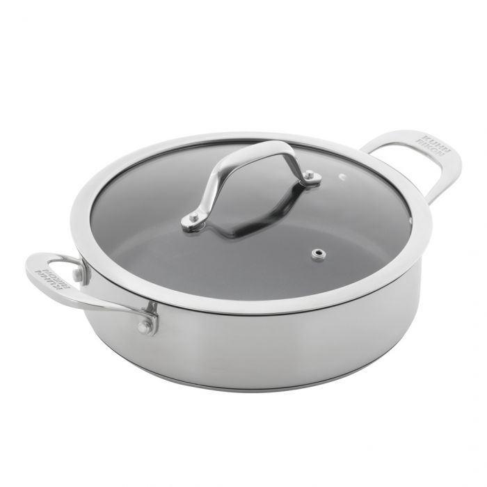 Kuhn Rikon - AllRound 24cm Non-Stick Sauteuse Pan Frying Pans | Snape & Sons