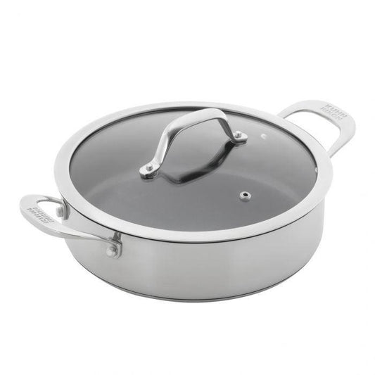 Kuhn Rikon - AllRound 28cm Non-Stick Sauteuse Pan Frying Pans | Snape & Sons