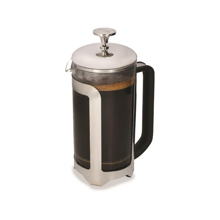 La Cafetiere - Roma 8 Cup Stainless Steel Cafetière 1L Coffee Presses | Snape & Sons