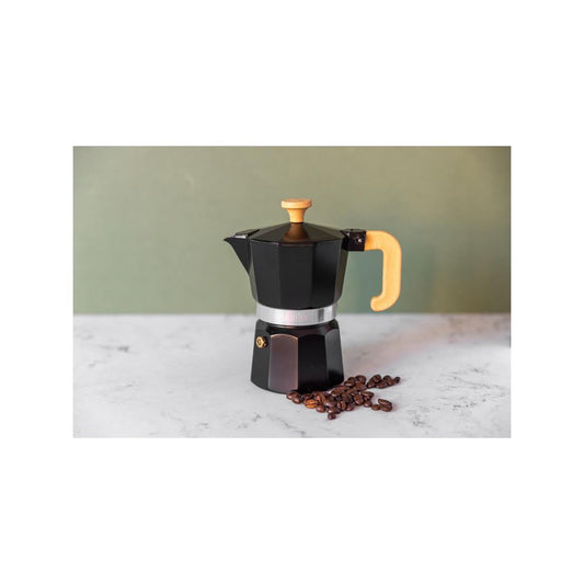 Venice 3 Cup Black Espresso Moka Pot 150ml