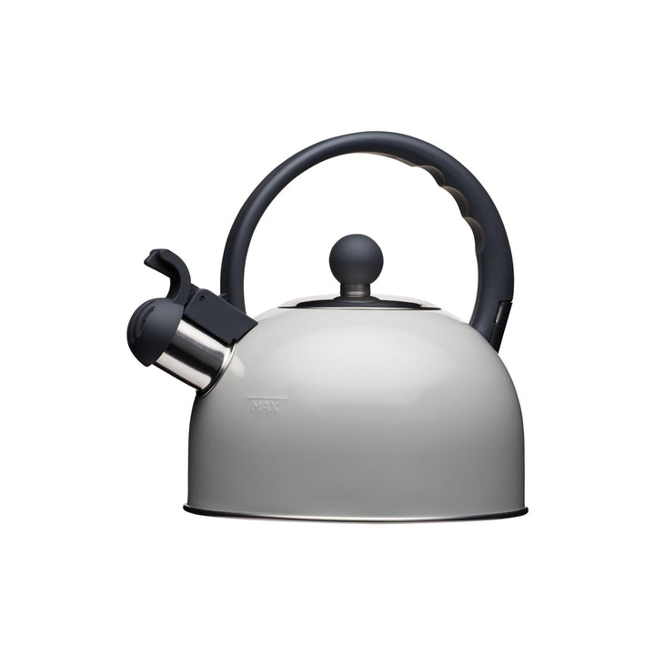 Living Nostalgia - Traditional Whistling Kettle French Grey Stove Top Kettles | Snape & Sons