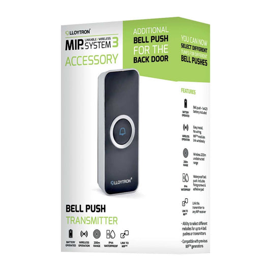 Bell Push Wireless MIP Black