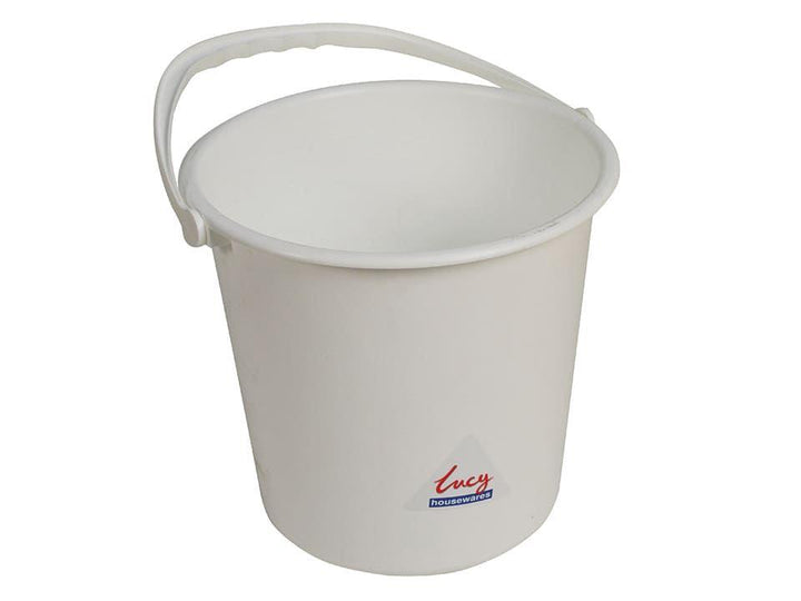 Lucy - White Household Bucket Buckets | Snape & Sons