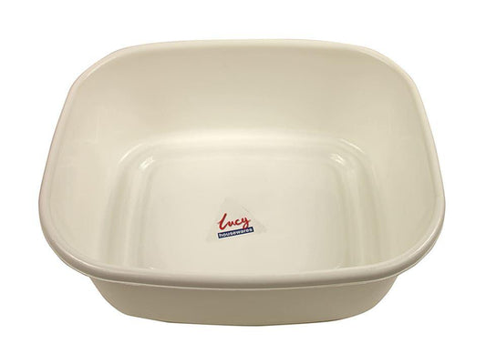 Lucy - White Oblong Bowl Washing Up Bowls | Snape & Sons
