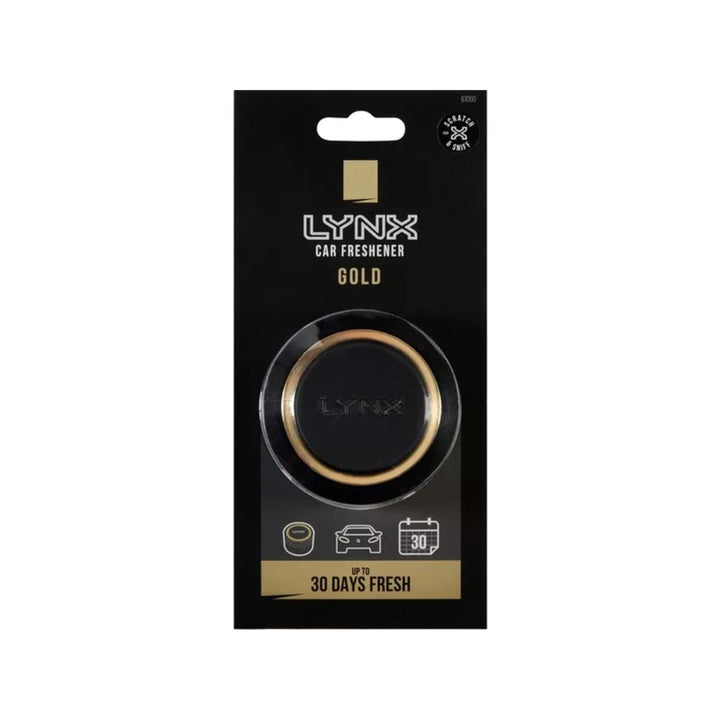 Lynx Gel Can Air Freshener Gold Car Air Fresheners | Snape & Sons