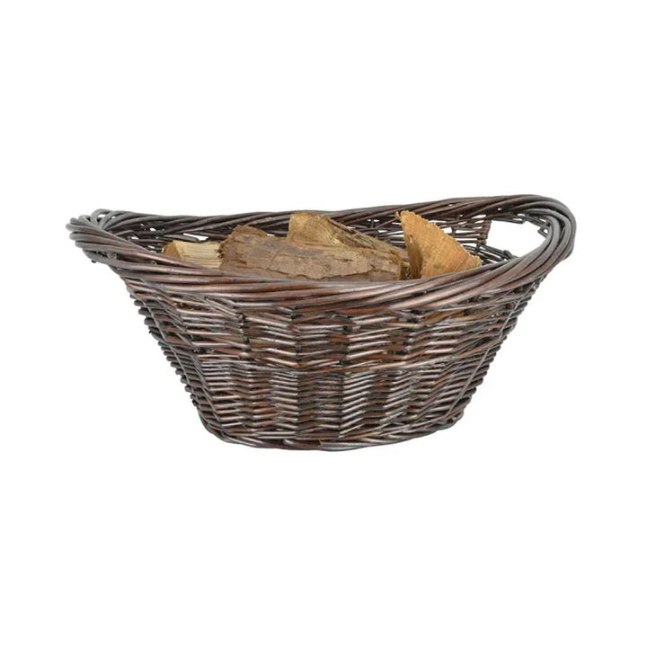 Manor - Cradle Willow Log Basket Log Baskets | Snape & Sons