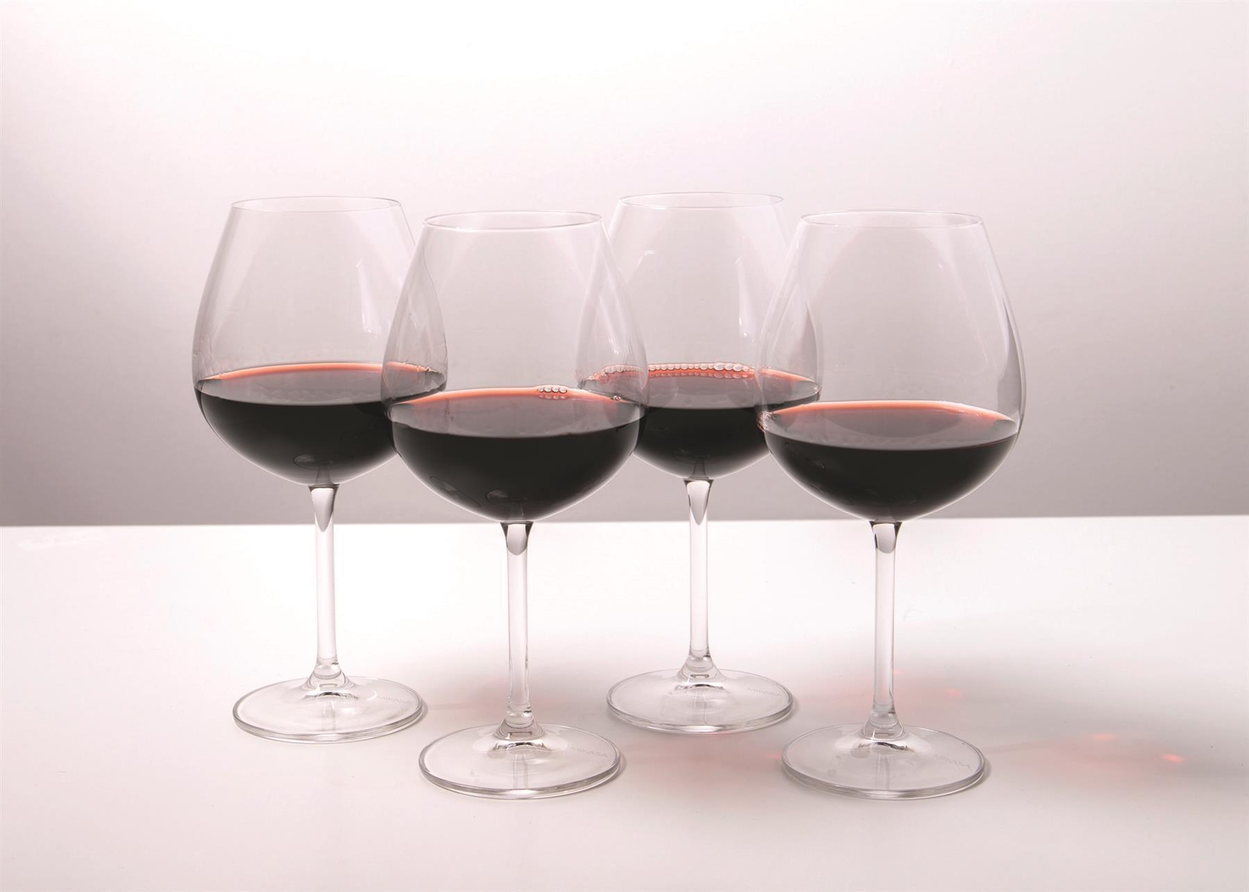 Julie Crystal Red Wine Glasses x4 710ml Snape & Sons