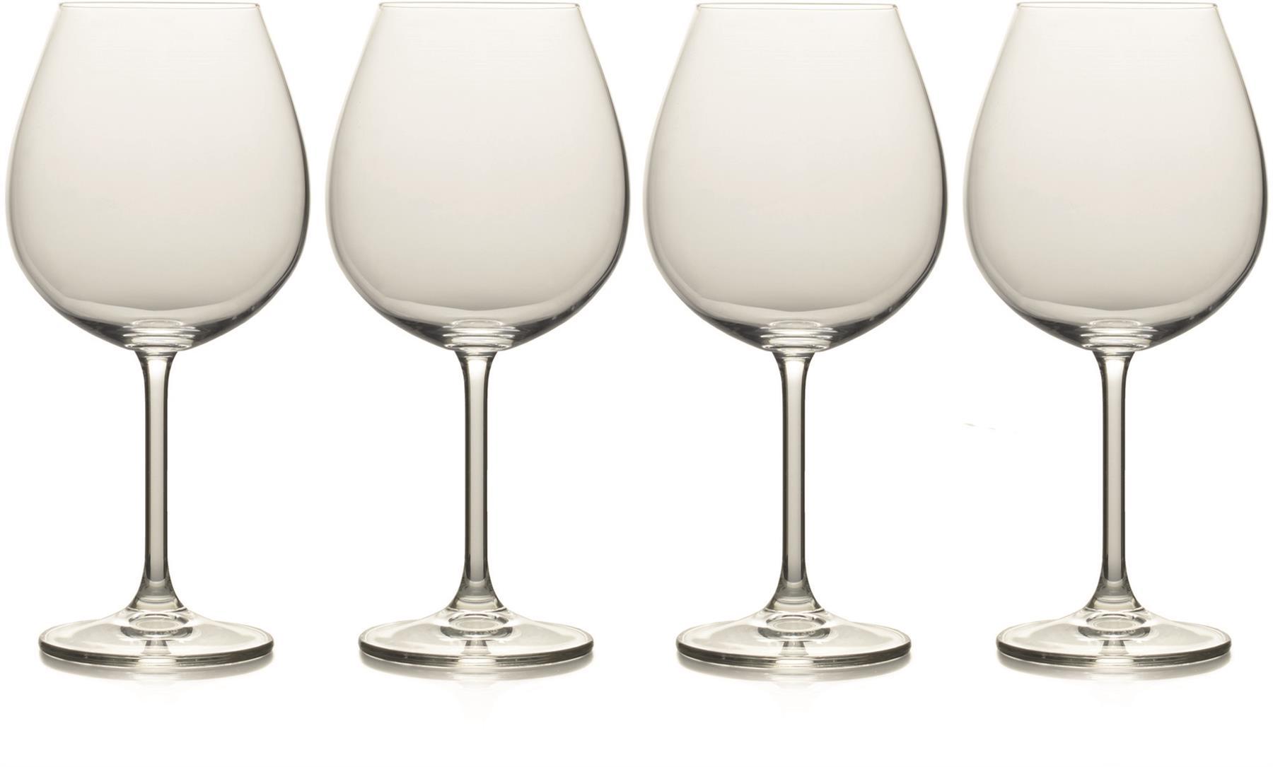 Julie Crystal Red Wine Glasses x4 710ml Snape & Sons