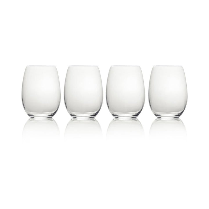 Mikasa - Julie Stemless Wine Glasses 4 Pack Drinks Glasses | Snape & Sons