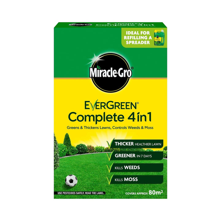 Miracle Gro Evergreen Complete 4-in-1 80m2 Lawn Treatment | Snape & Sons