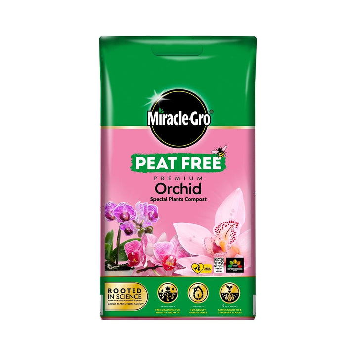 Miracle Gro - Premium Peat Free Orchid Compost 10L Compost | Snape & Sons