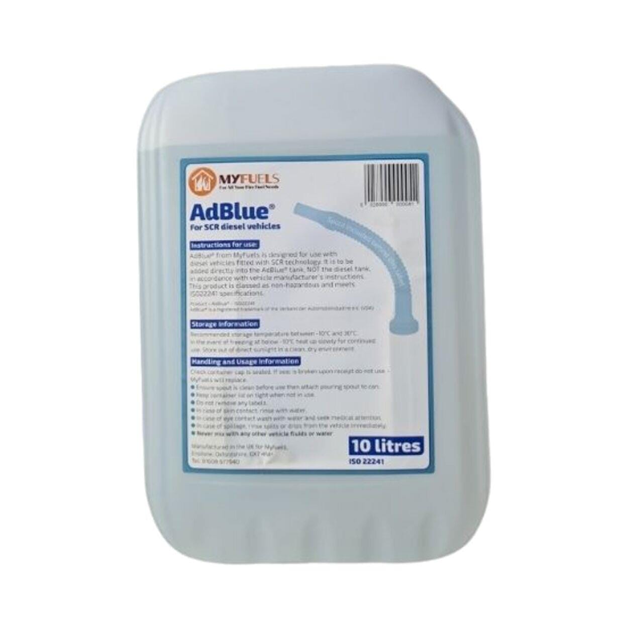 AdBlue SCR Diesel Additive 10 Litre with Spout Snape & Sons