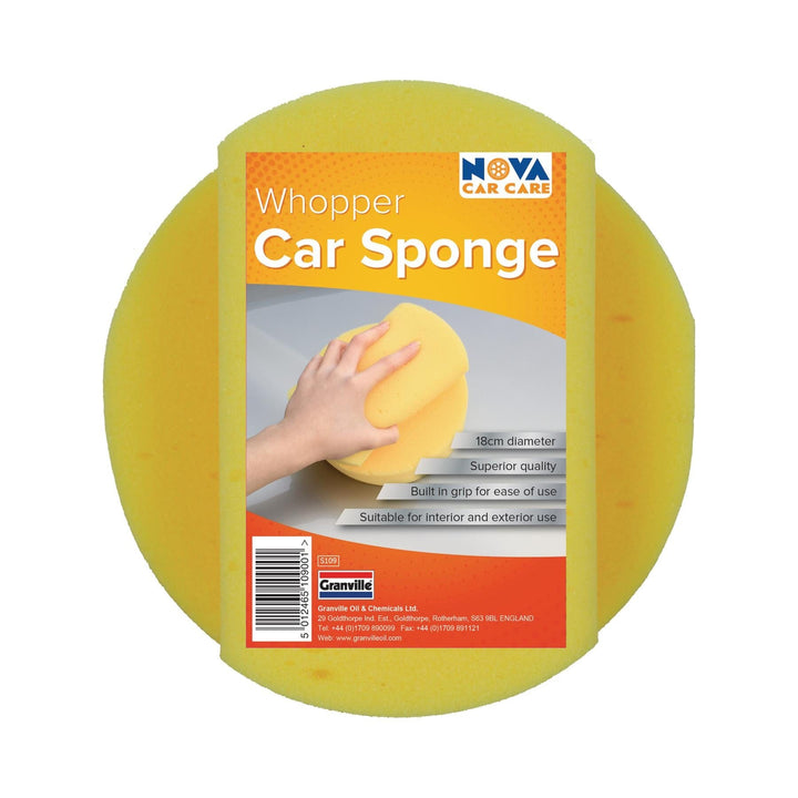 Nova Car Care Whopper Easy Grip Car Sponge Sponges | Snape & Sons