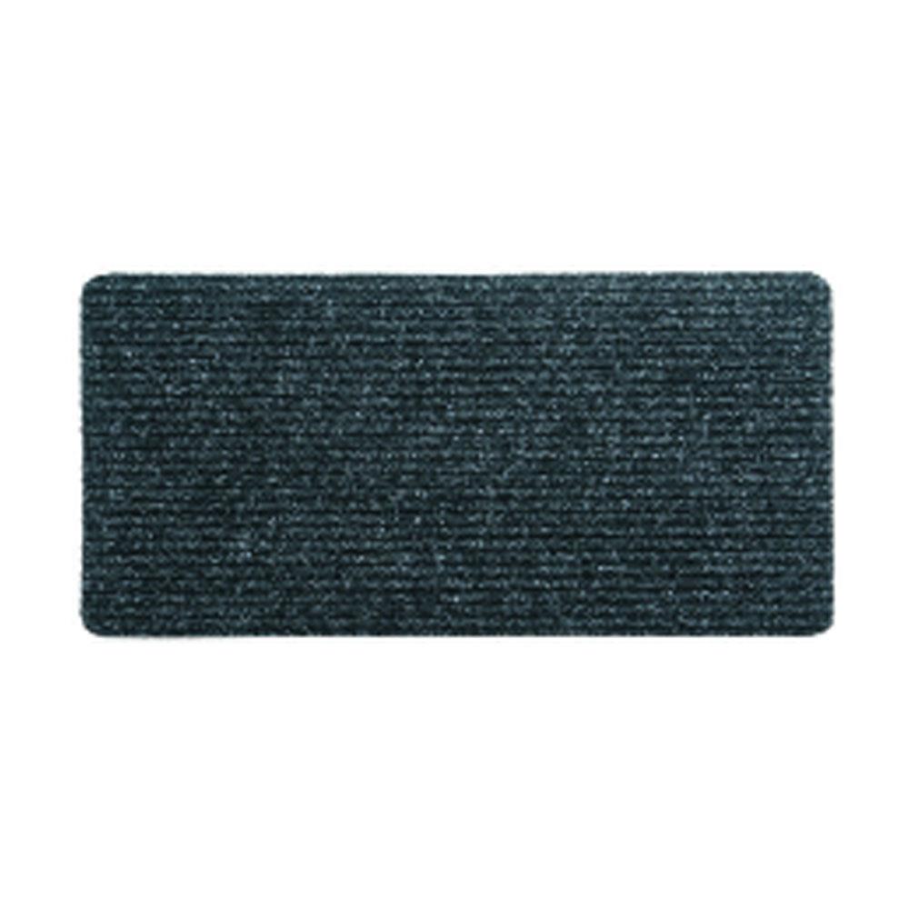 Novadura - No.2 Heavy Poly Rib Dark Grey Ribbed Doormats | Snape & Sons