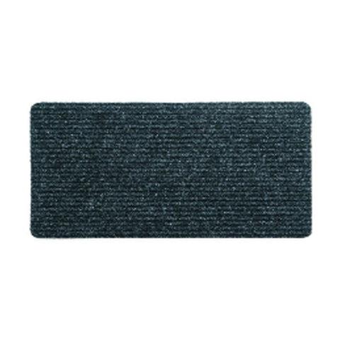 Novadura - No.3 Heavy Poly Rib Dark Grey Ribbed Doormats | Snape & Sons