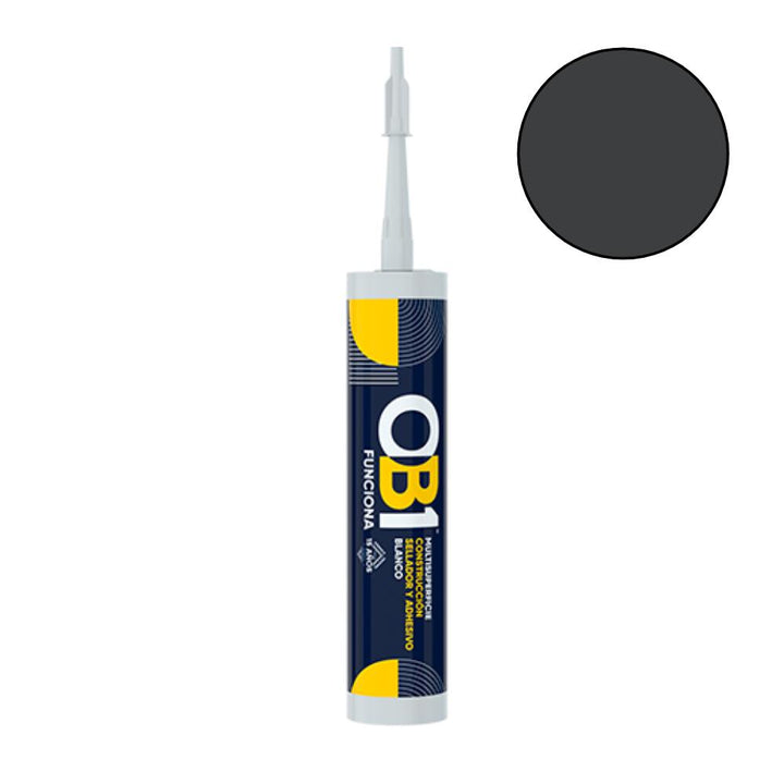 OB1 - Anthracite Multi-Surface Construction Sealant & Adhesive 290ml Speciality Adhesives | Snape & Sons