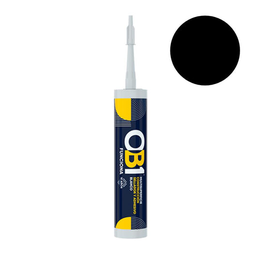 OB1 - Black Multi-Surface Construction Sealant & Adhesive 290ml Speciality Adhesives | Snape & Sons