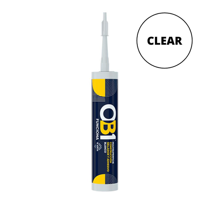 OB1 - Clear Multi-Surface Construction Sealant & Adhesive 290ml Speciality Adhesives | Snape & Sons