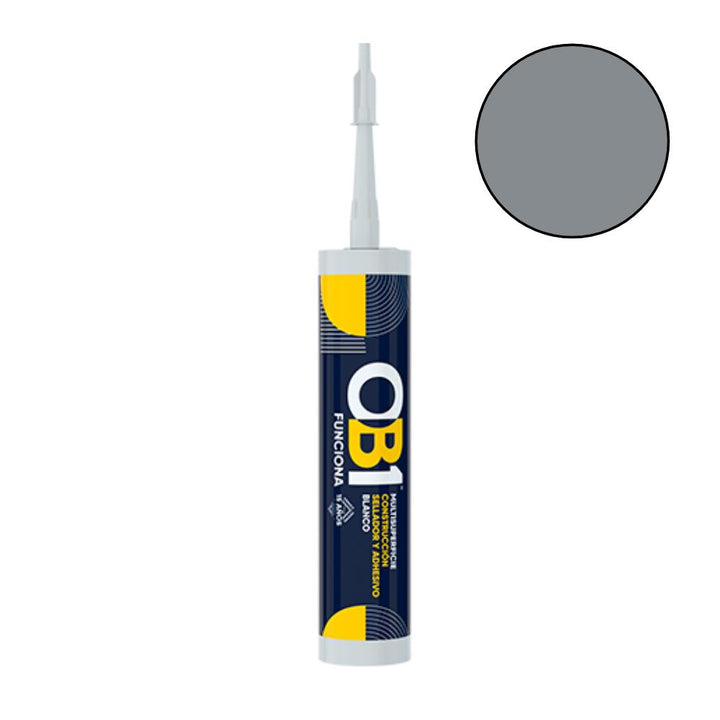 OB1 - Grey Multi-Surface Construction Sealant & Adhesive 290ml Speciality Adhesives | Snape & Sons