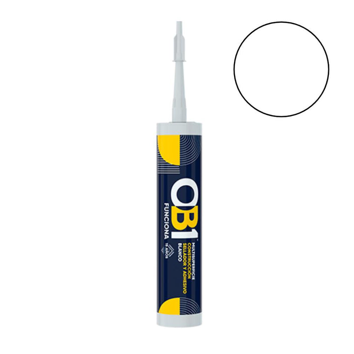 OB1 - White Multi-Surface Construction Sealant & Adhesive 290ml Speciality Adhesives | Snape & Sons