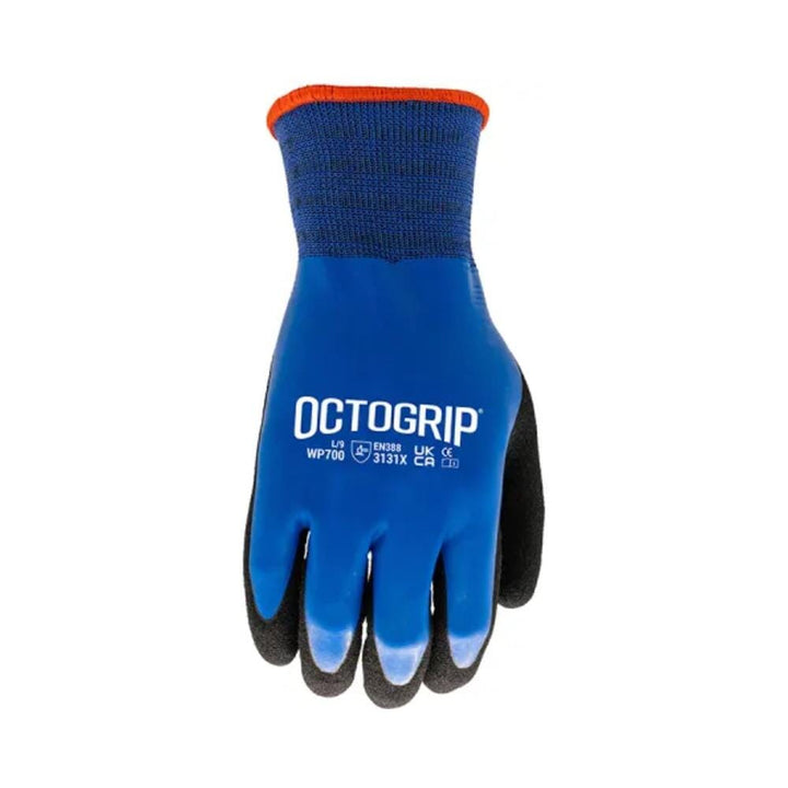 OctoGrip - Waterproof Wet & Dry Latex Grip Gloves Large Work Gloves | Snape & Sons