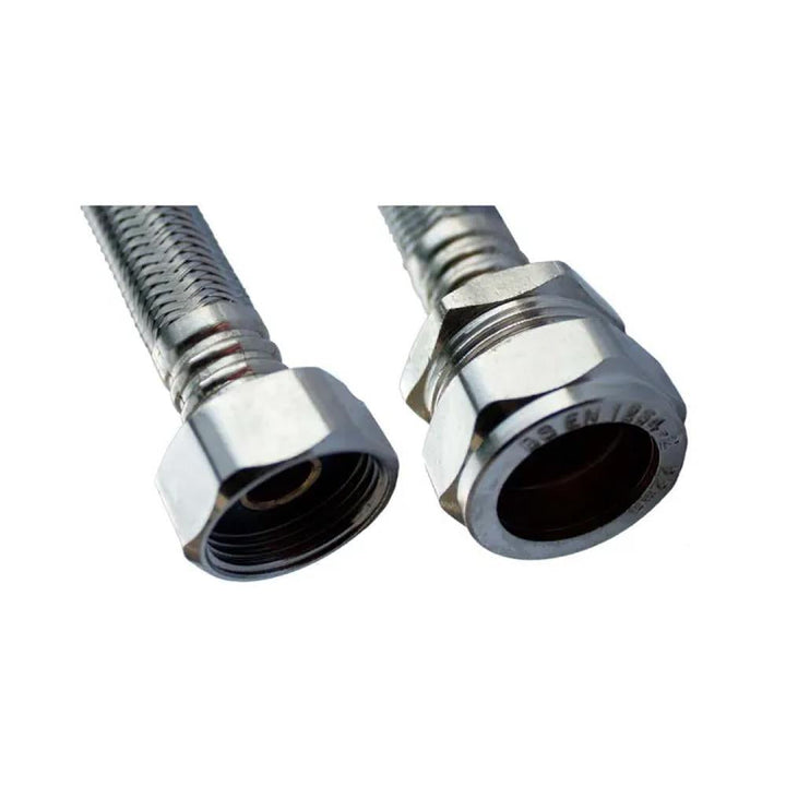 Oracstar - Standard Flexible Tap Connector 15mm to 1/2in Tap Fittings | Snape & Sons