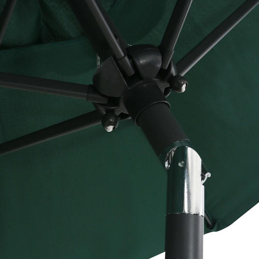Outdoor Collection Crank & Tilt Parasol Green 2.7m Parasols | Snape & Sons