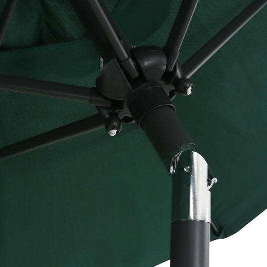 Crank & Tilt Parasol Green 2.7m Snape & Sons