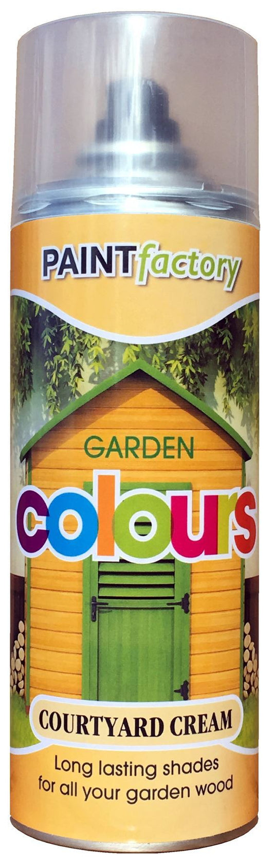Paint Factory - Garden Colours Courtyard Cream 400ml Spray Paints | Snape & Sons